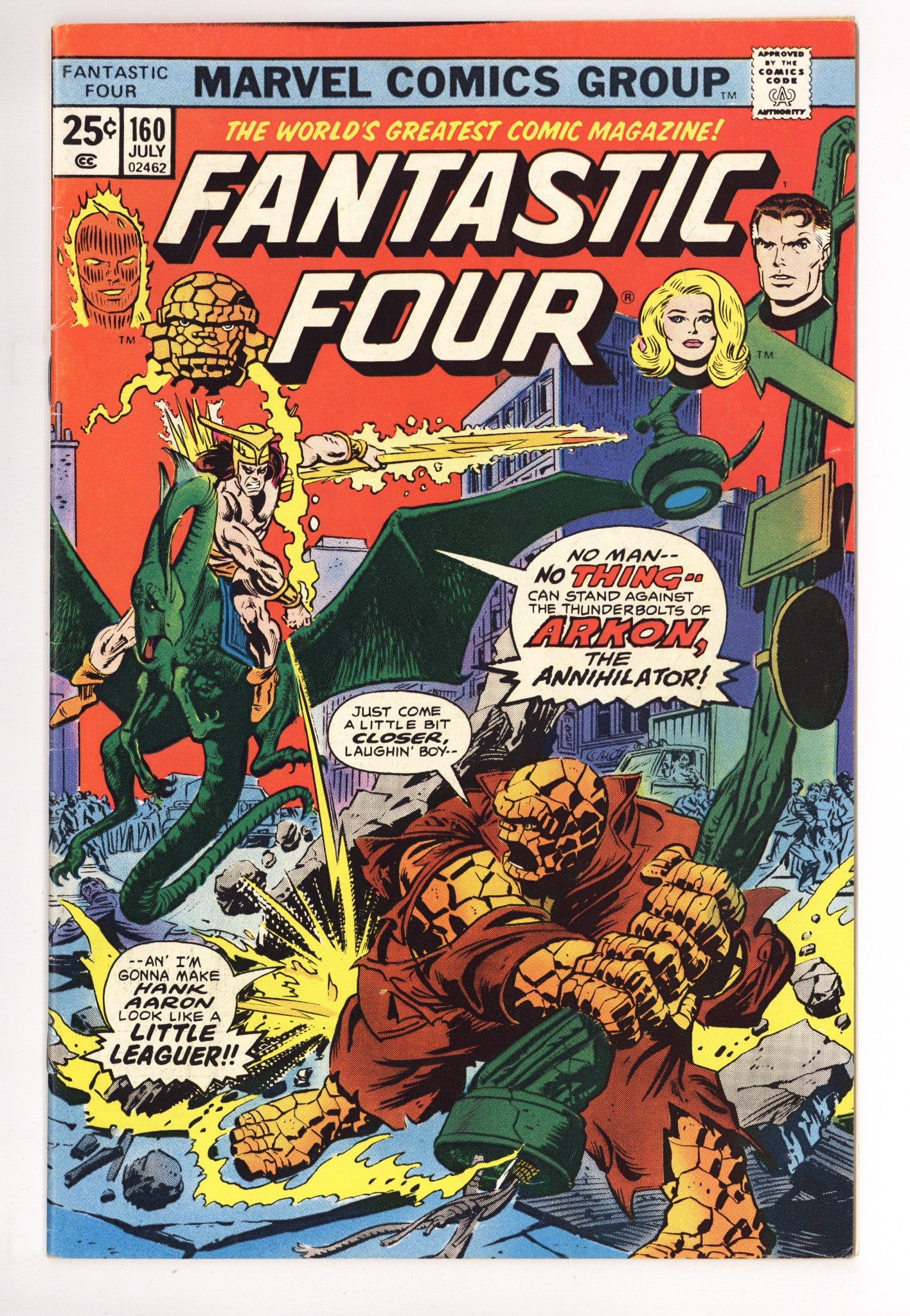 Fantastic Four Vol 1 160 FN+ (6.5) (1975) 