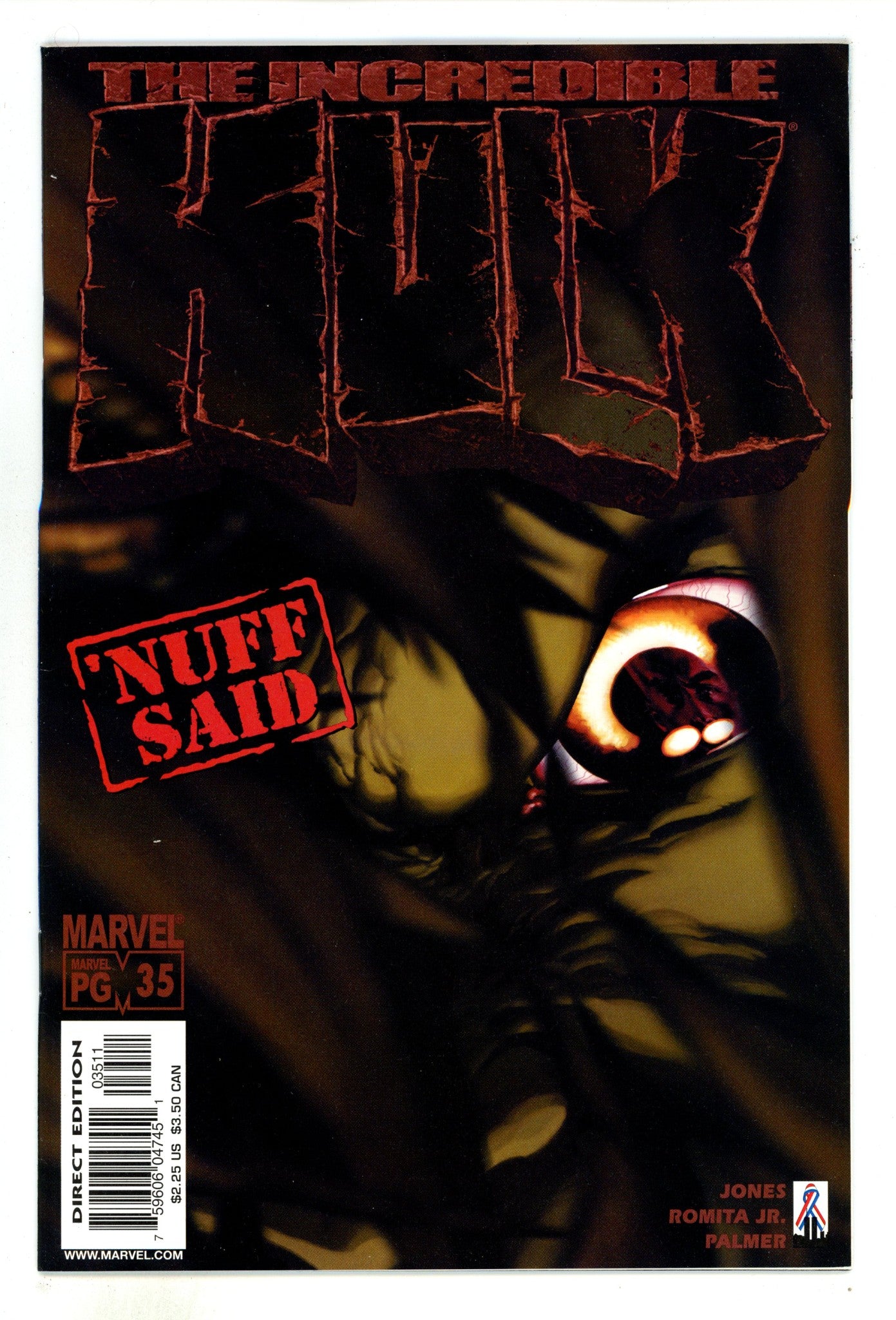 Incredible Hulk Vol 2 35 High Grade (2002) 