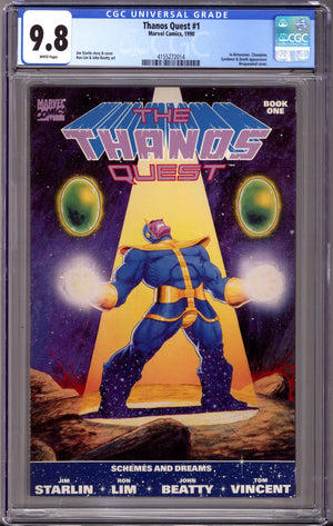 The Thanos Quest 1 CGC 9.8 (NM/M) (1990)