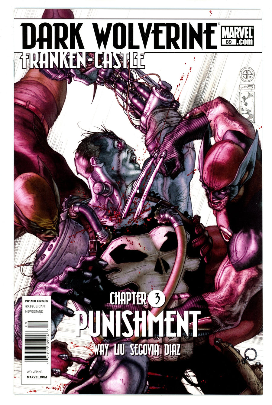 Dark Wolverine 89 VF+ (8.5) (2010) Newsstand 