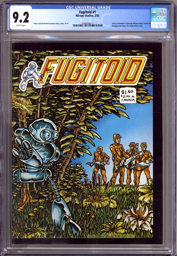 Fugitoid 1 CGC 9.2 (NM-) White Pages (1985)