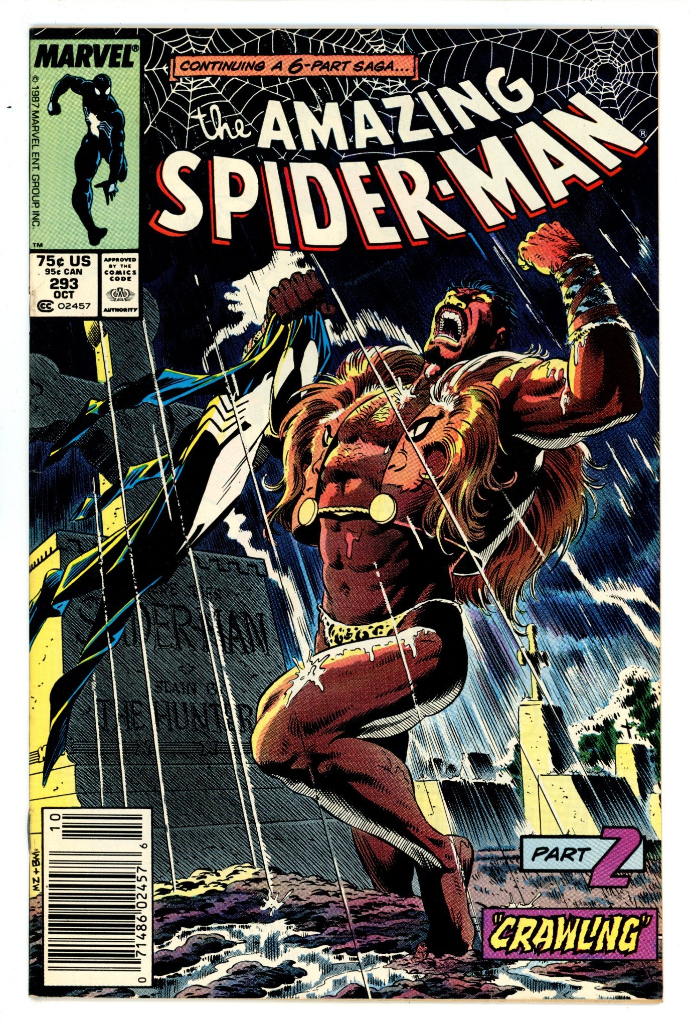 The Amazing Spider-Man Vol 1 293 FN/VF (7.0) (1987) Newsstand 
