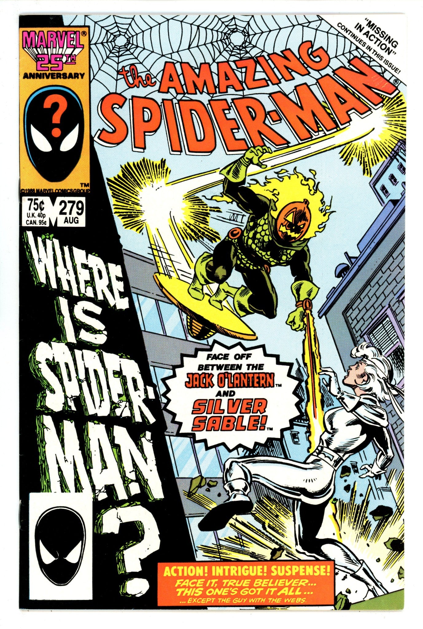 The Amazing Spider-Man Vol 1 279 VF- (7.5) (1986) 