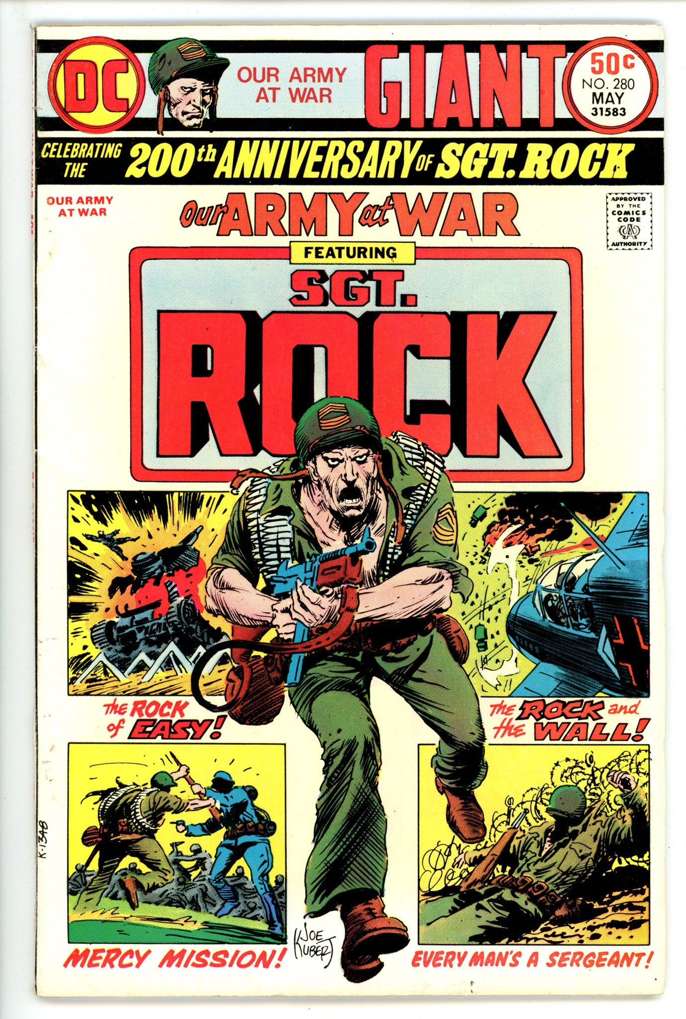 Our Army at War Vol 1 280 FN+ (6.5) (1975) 