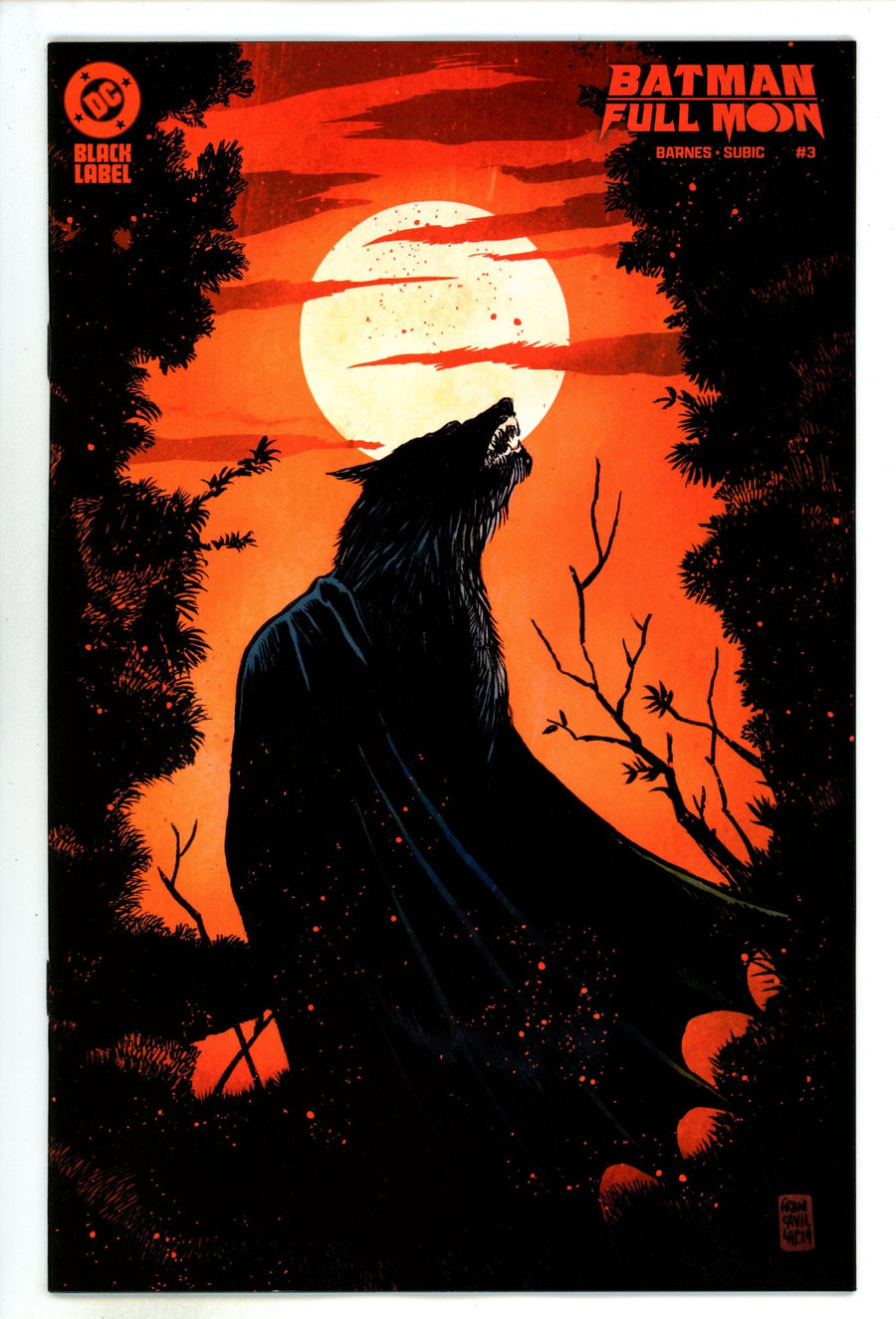 Batman Full Moon  3 Francavilla  Variant   (2024)