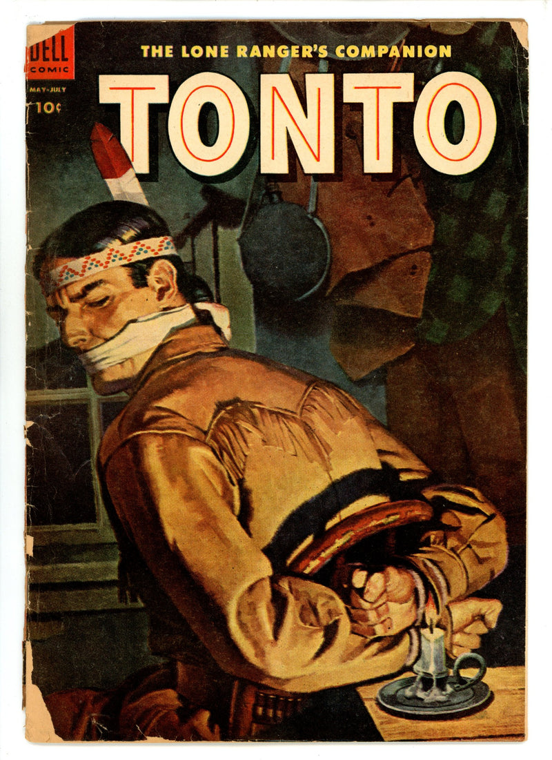 The Lone Ranger's Companion Tonto 15 FR (1.0) Cover Detached (1954) 