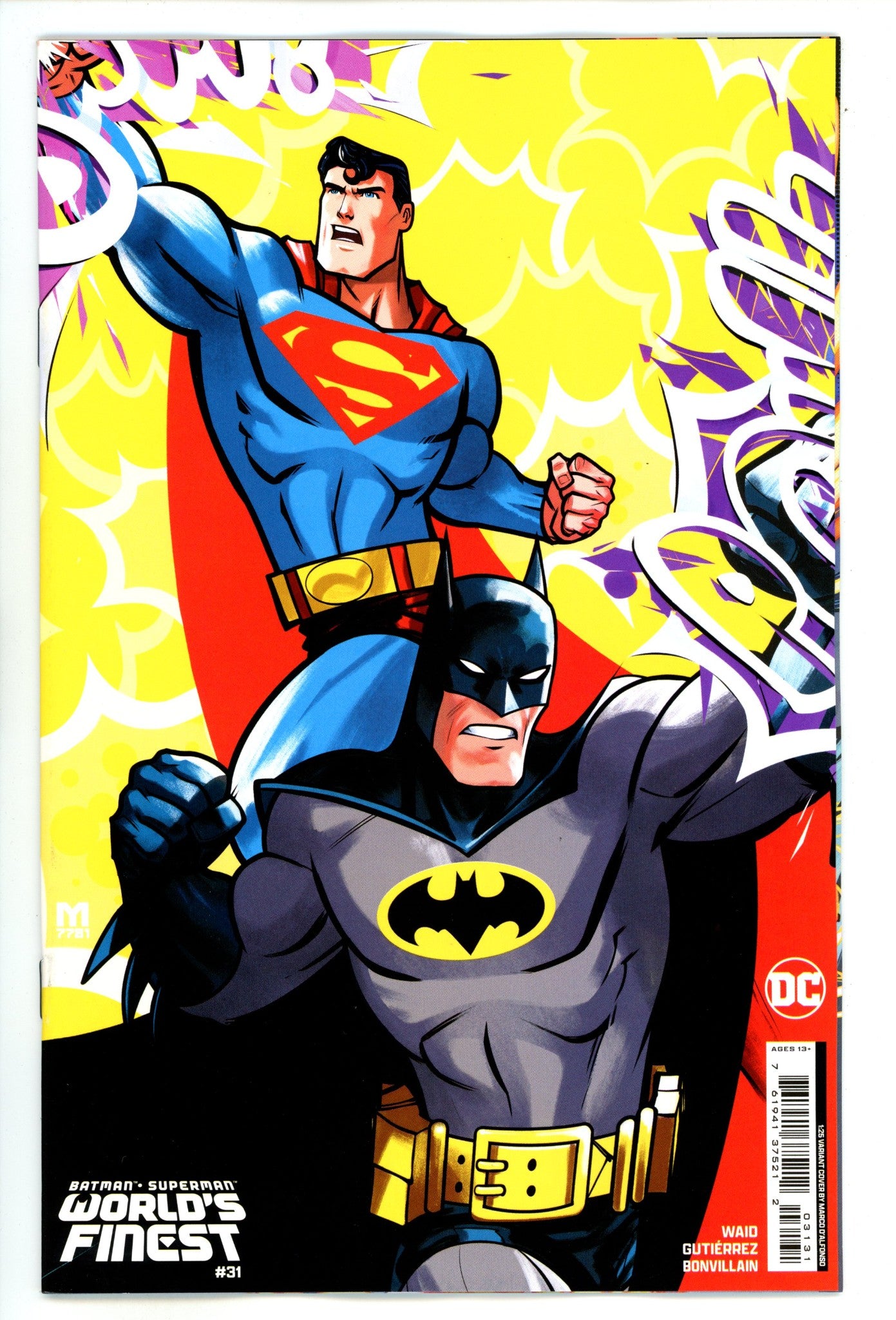 Batman Superman Worlds Finest 31 D'Alfonso Incentive Variant NM (2024)