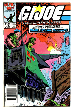 G.I. Joe, A Real American Hero 50 FN+ (6.5) (1986) Canadian Price Variant