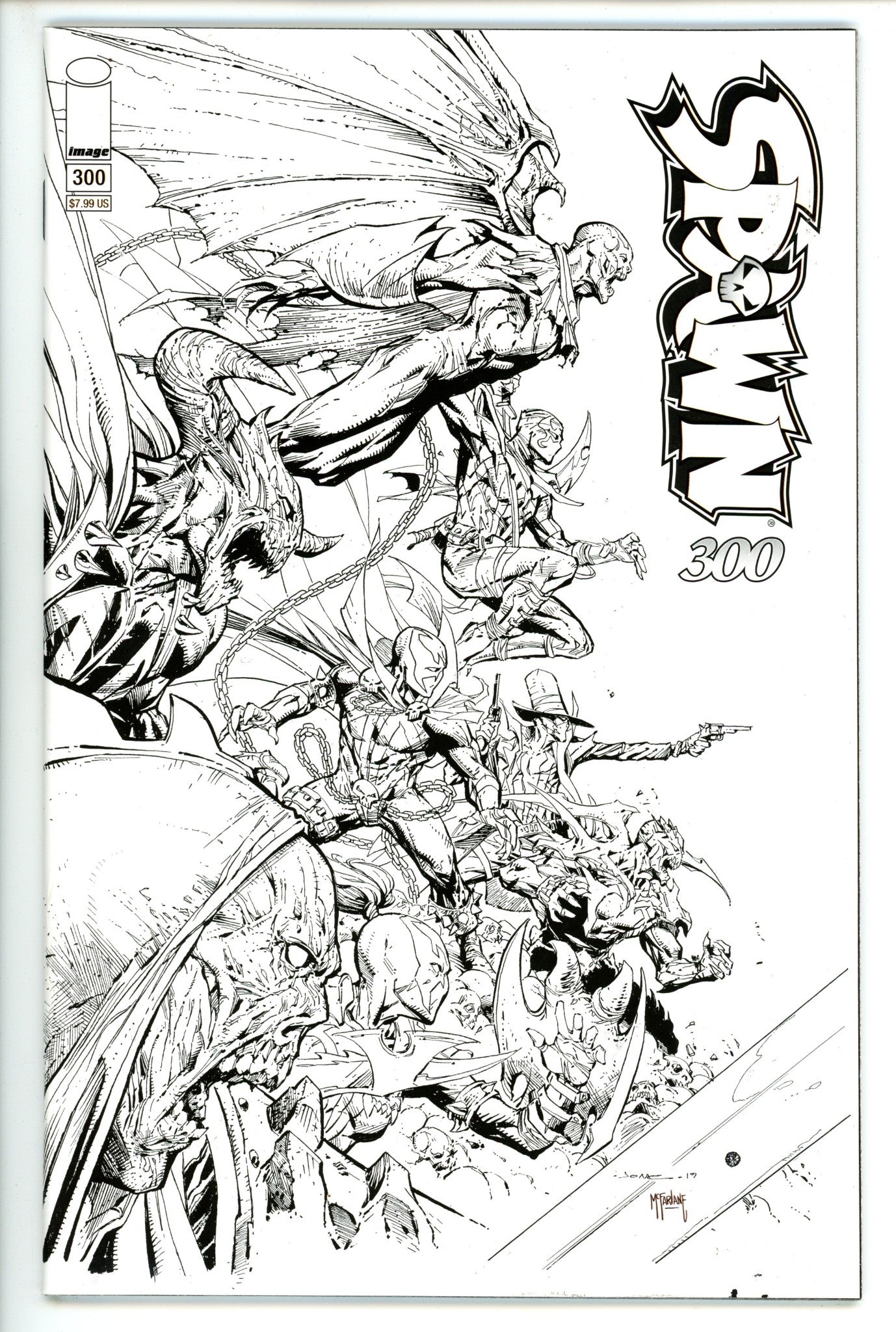 Spawn 300 Opena B&W Variant (2019)