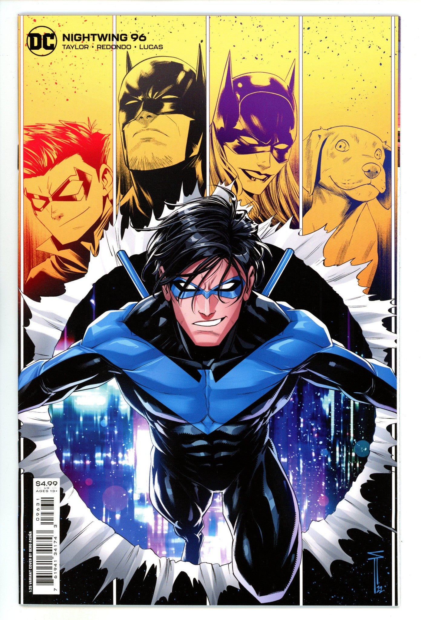 Nightwing Vol 4 96 VF+ (8.5) (2022) Acuña Incentive Variant 