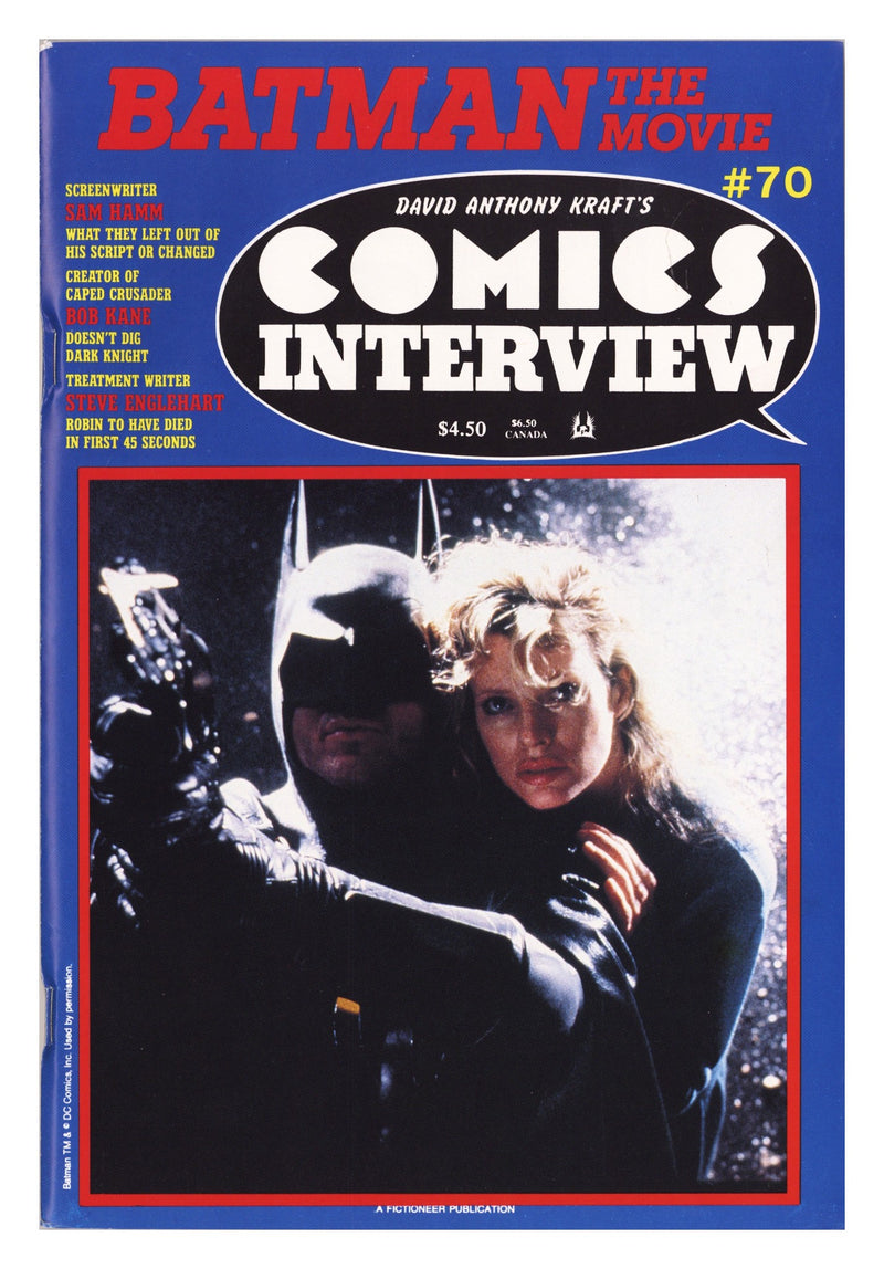 David Anthony Kraft's Comics Interview 70 High Grade (1989) 