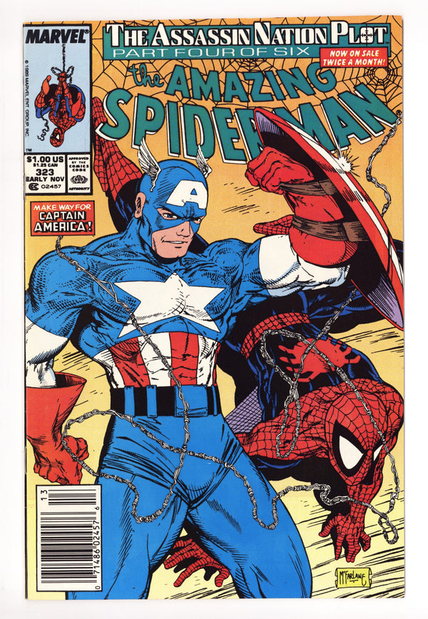 The Amazing Spider-Man Vol 1 323 VF- (7.5) (1989) Newsstand