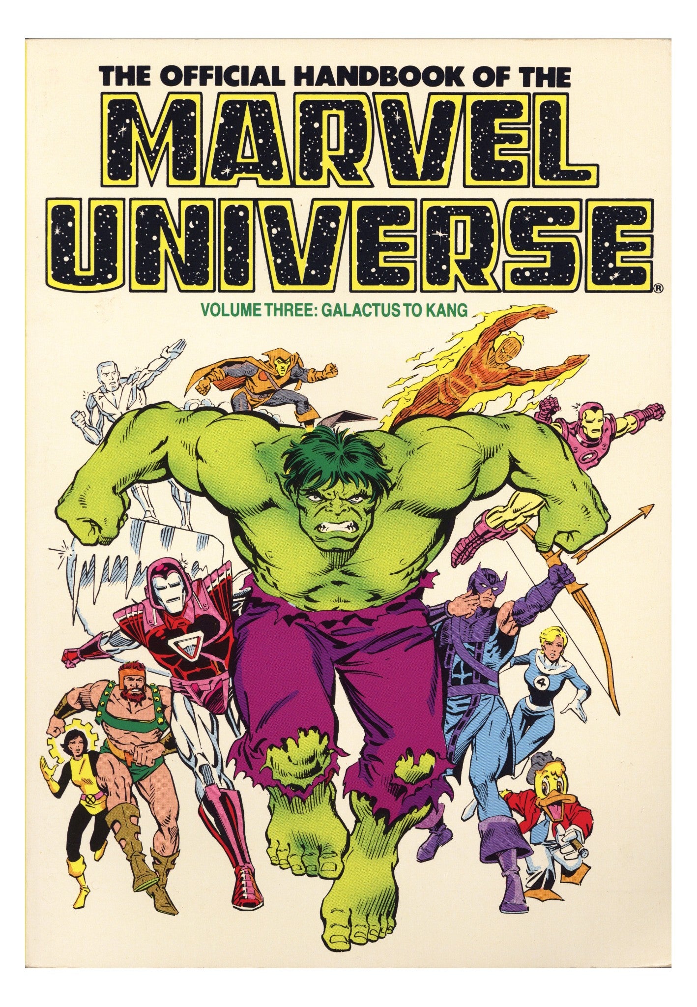 The Official Handbook of the Marvel Universe TPB Vol 3 3 Mid Grade (1986) 