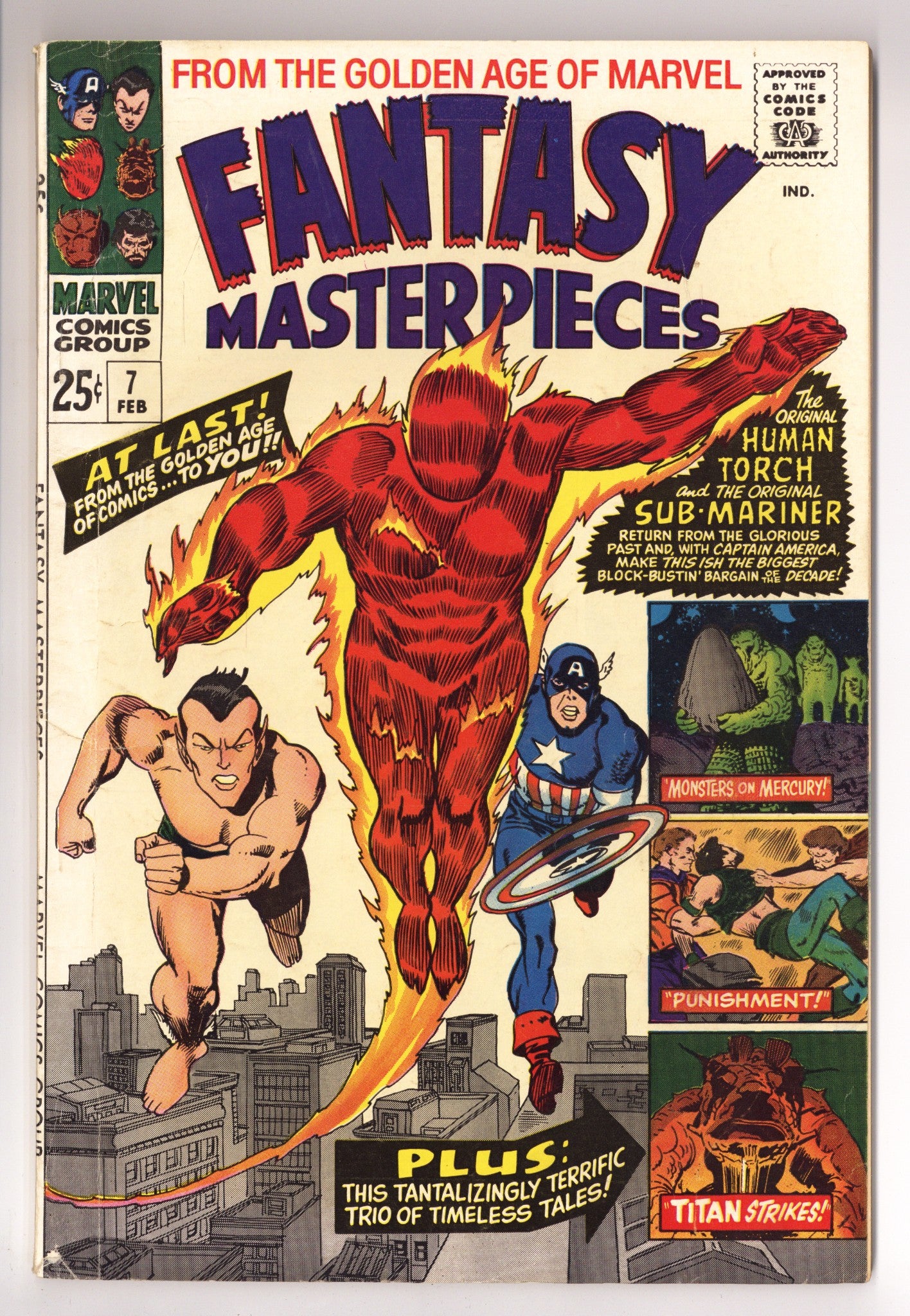 Fantasy Masterpieces Vol 1 7 FN- (5.5) (1967) 