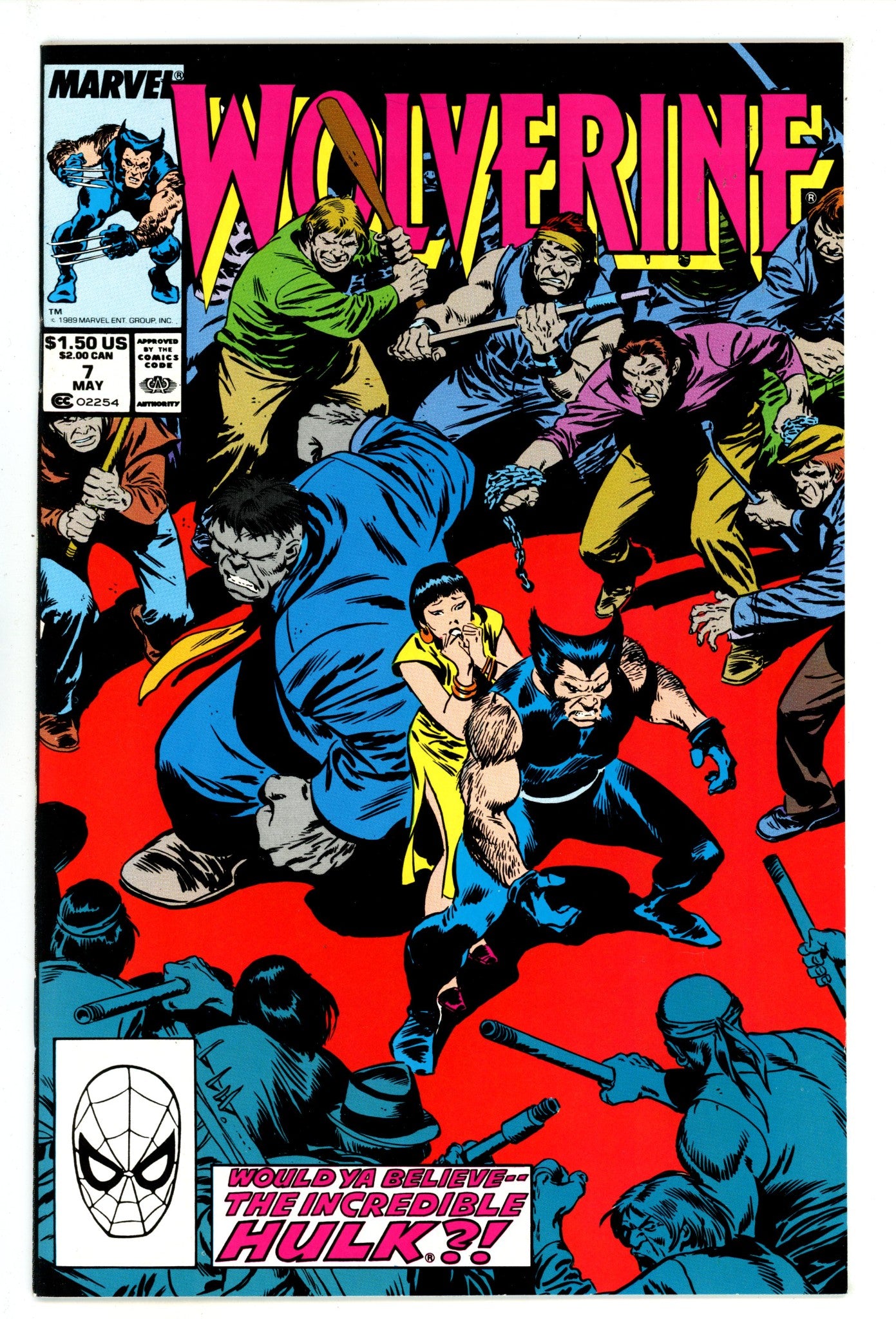 Wolverine Vol 2 7 VF/NM (9.0) (1989) 