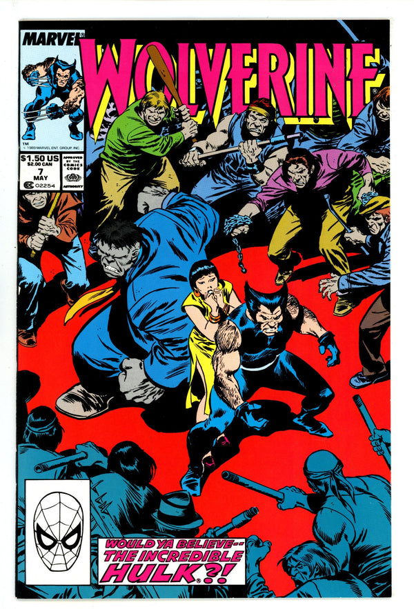 Wolverine Vol 2 7 VF/NM (9.0) (1989)