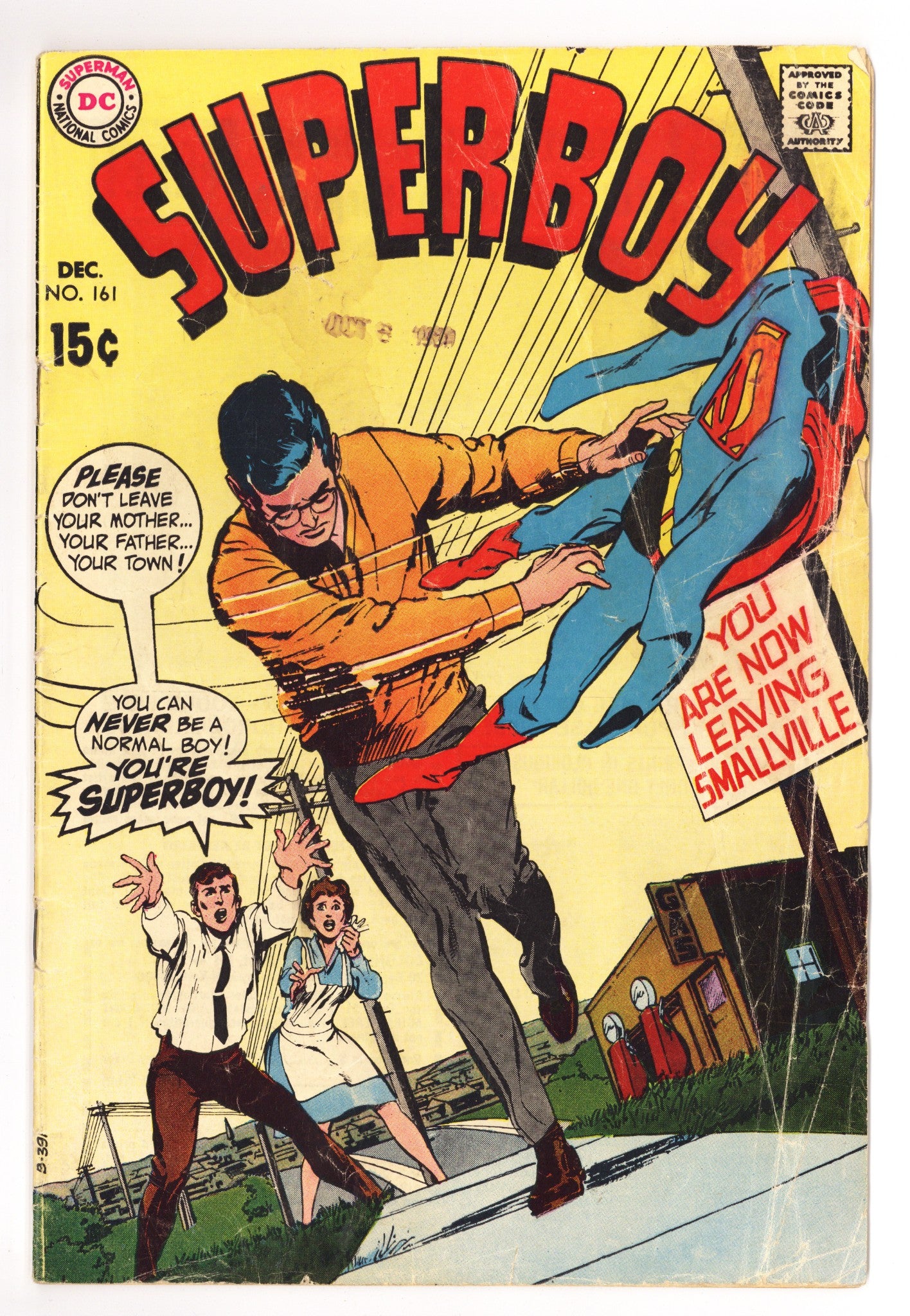 Superboy Vol 1 161 GD+ (2.5) (1969) 