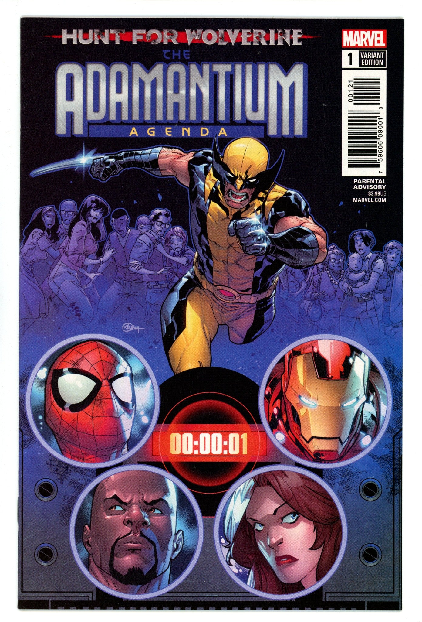 Hunt for Wolverine: Adamantium Agenda 1 High Grade (2018) Silva Variant 