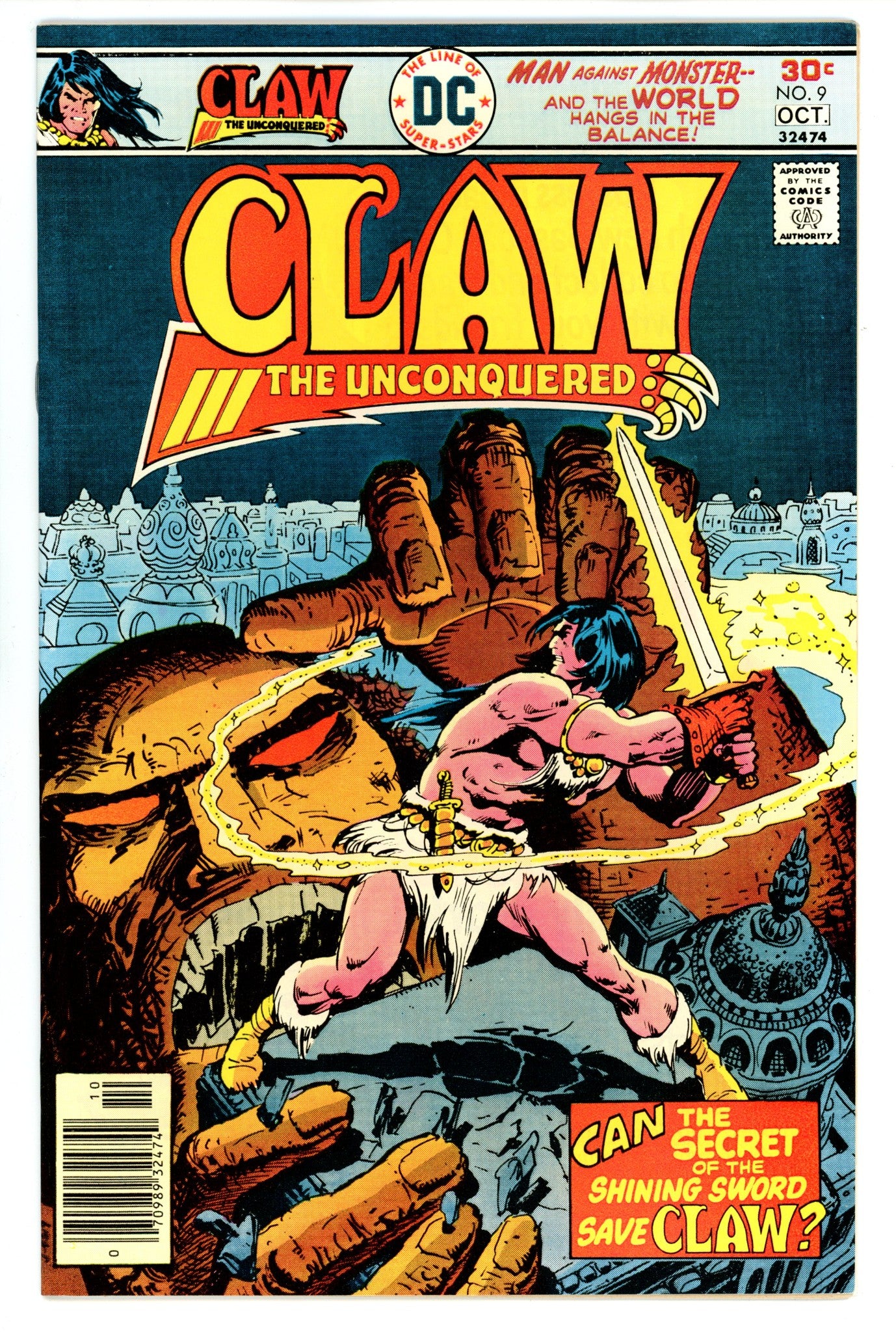 Claw the Unconquered Vol 1 9 NM- (9.2) (1976) 