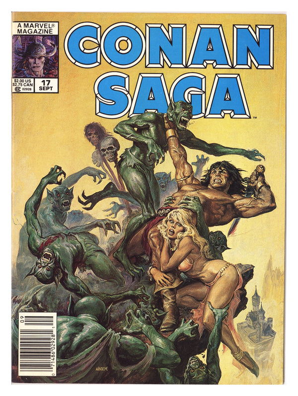 Conan Saga 17 Low Grade (1988) Newsstand