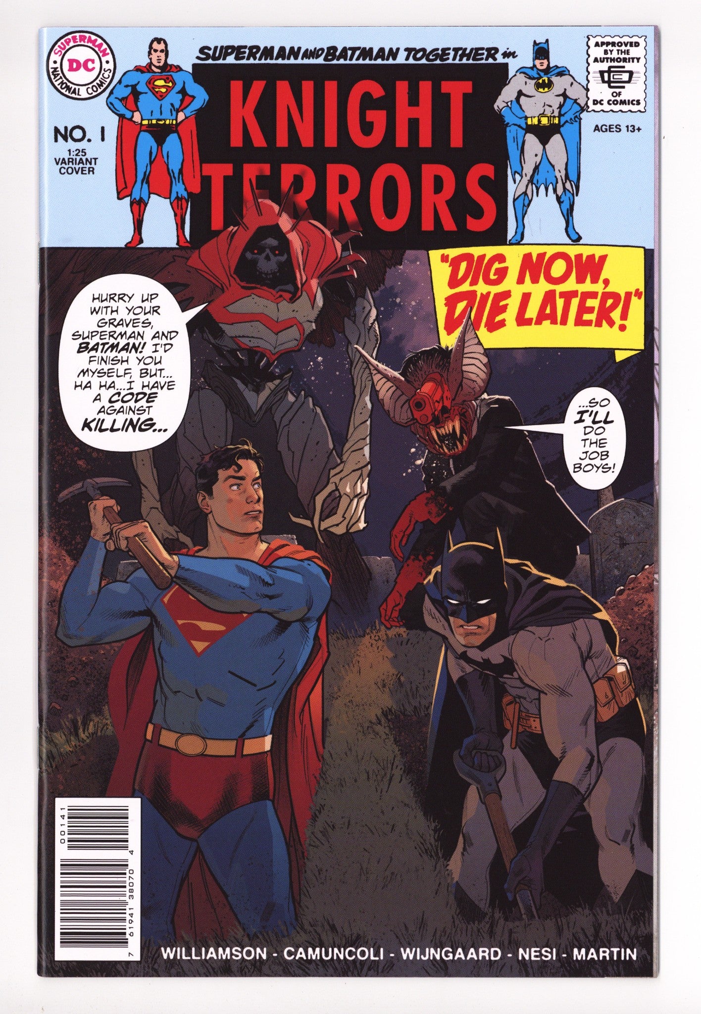 Knight Terrors   1  NM (9.4)   (2023) Shaner     Incentive Variant  