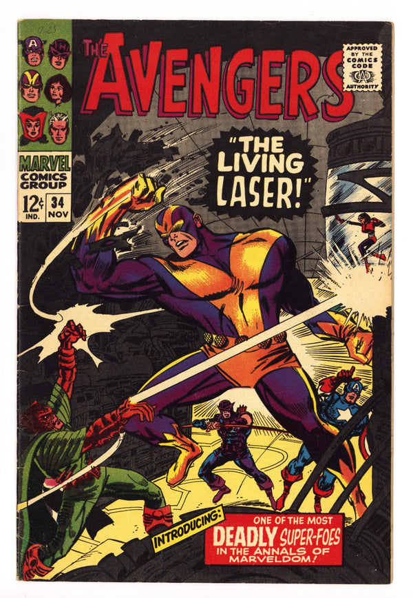The Avengers Vol 1 34 FN/VF (7.0) (1966)