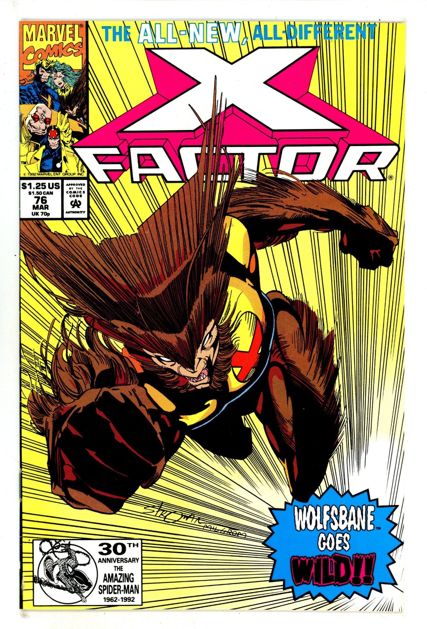 X-Factor Vol 1 76 High Grade (1992) 