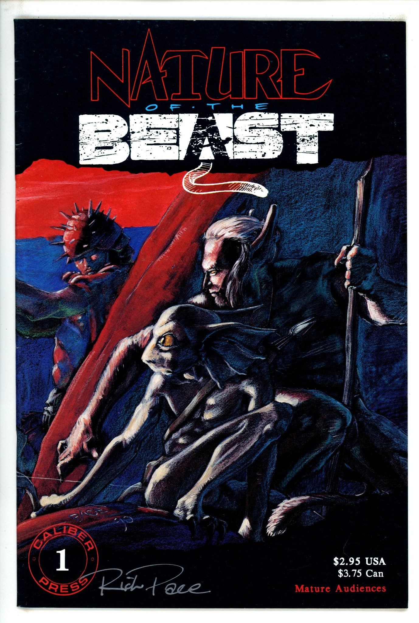 Nature of the Beast 1 Signed Richard Pace (1991)