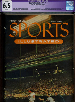 Sports Illustrated Vol 1 1 CGC 6.5 (FN+) Restored (1954) 