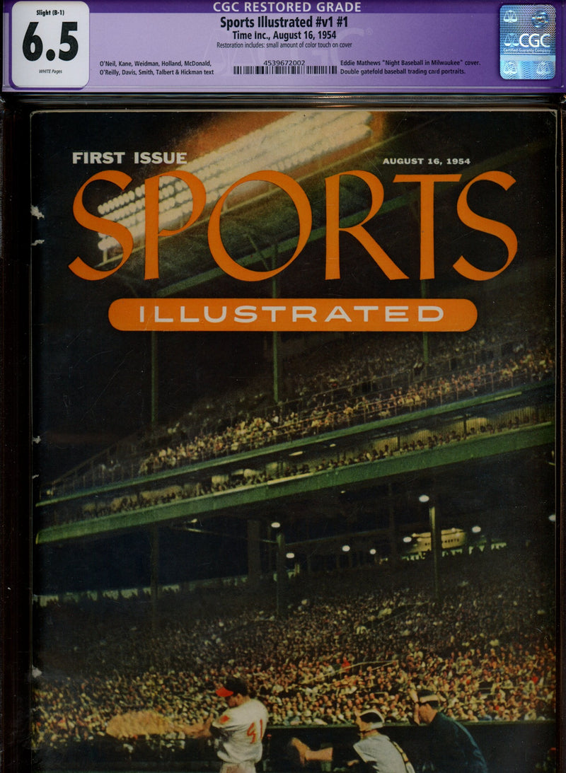 Sports Illustrated Vol 1 1 CGC 6.5 (FN+) Restored (1954) 