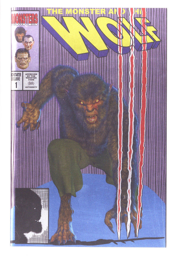 The Monster and The Wolf 1 NM (9.4) /100 (2025) Spears Foil Homage Exclusive Variant Signed x1 Back Cover Mark Spears