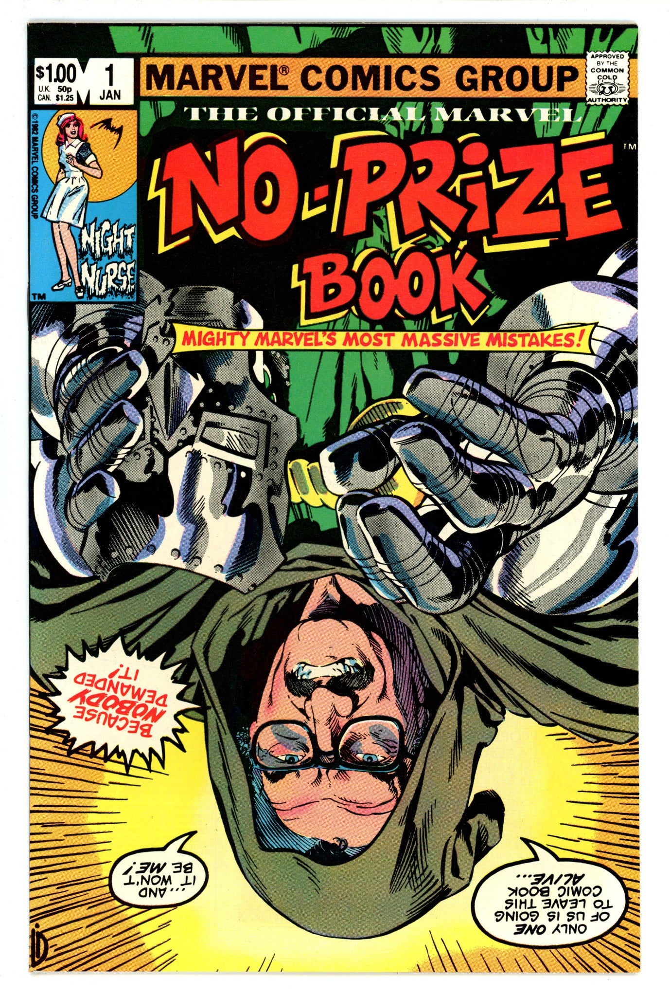 The Marvel No-Prize Book 1 VF+ (8.5) (2007) 