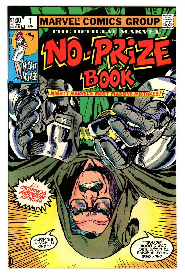 The Marvel No-Prize Book 1 VF+ (8.5) (2007)