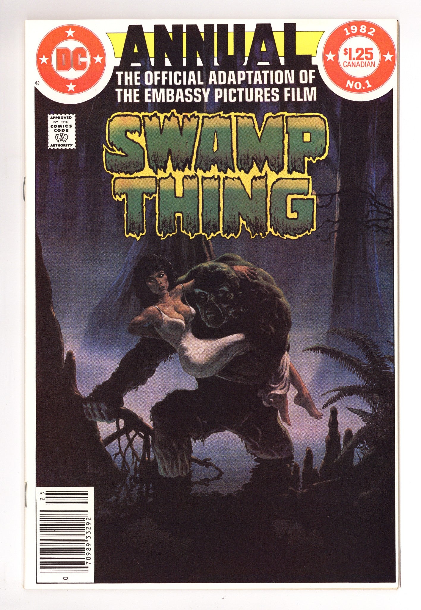 The Saga of Swamp Thing Annual Vol 2 1 VF (8.0) (1982) Canadian Price Variant 