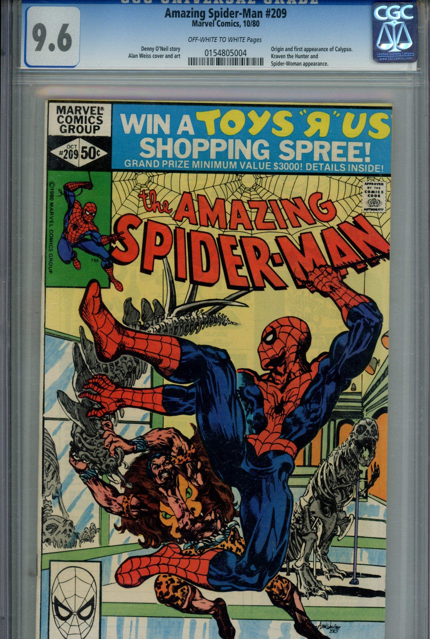 The Amazing Spider-Man Vol 1 209 CGC 9.6 (NM+) (1980) 