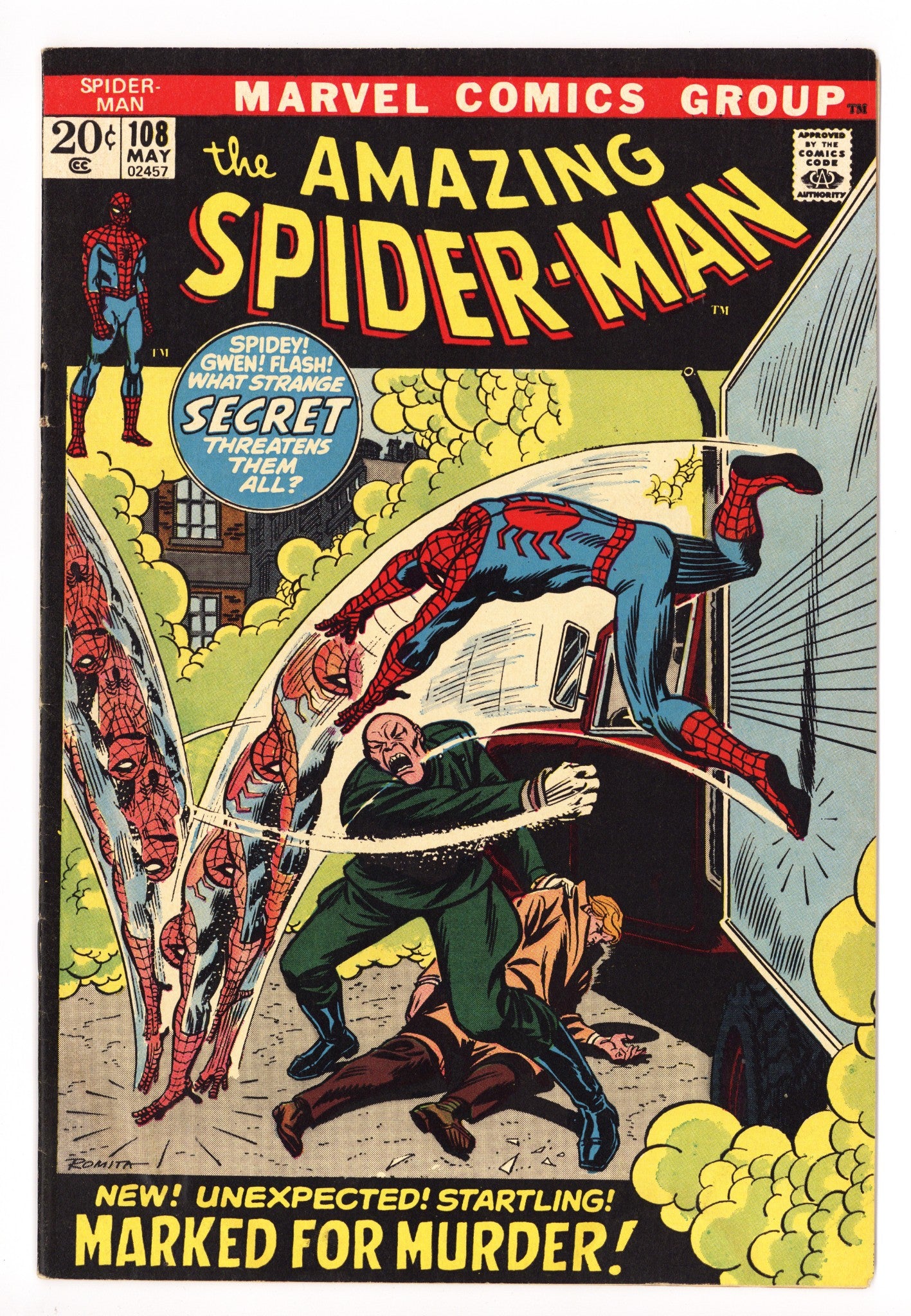 The Amazing Spider-Man Vol 1 108 VG (4.0) (1972) 