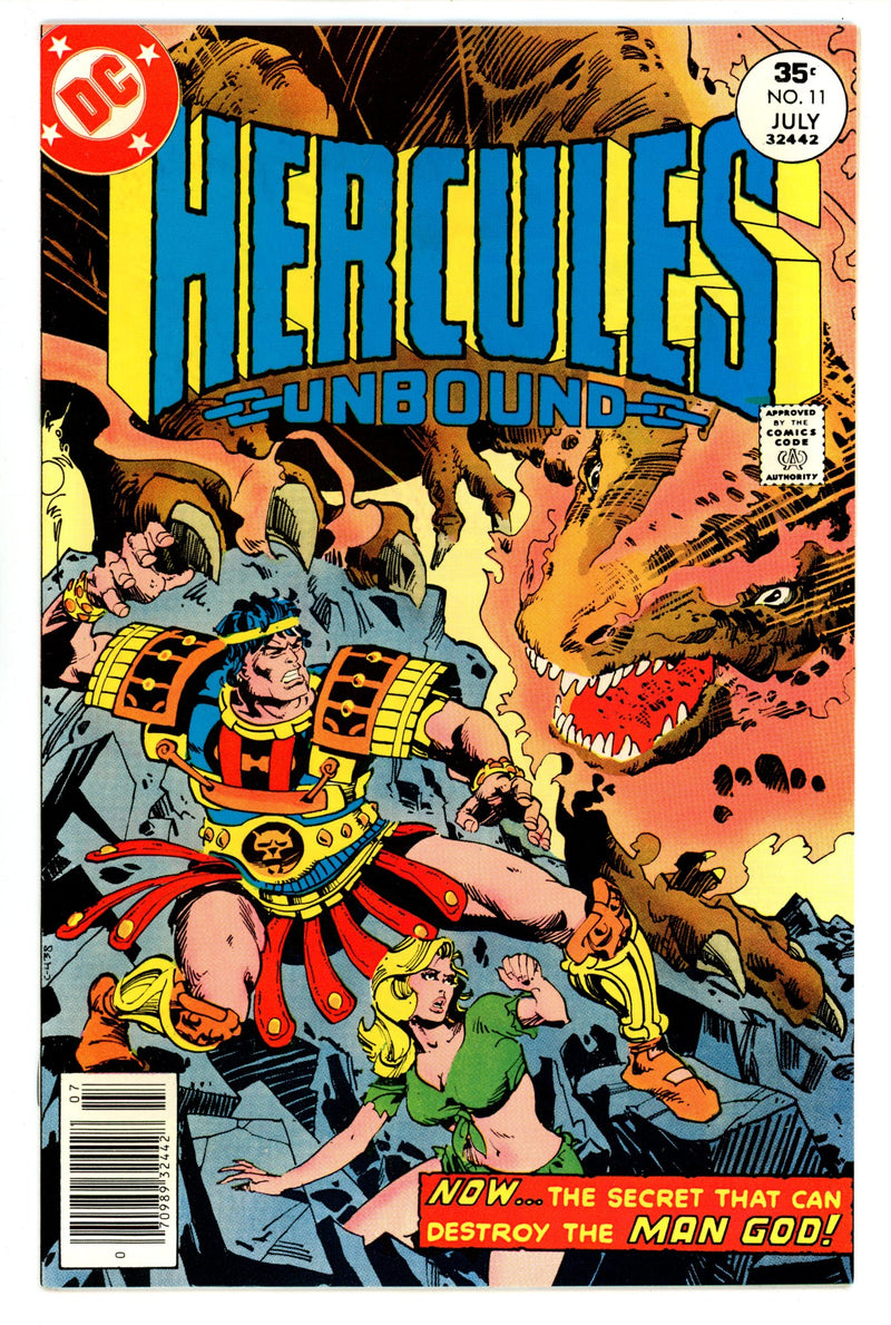Hercules Unbound  11  VF- (7.5)  (1977)   