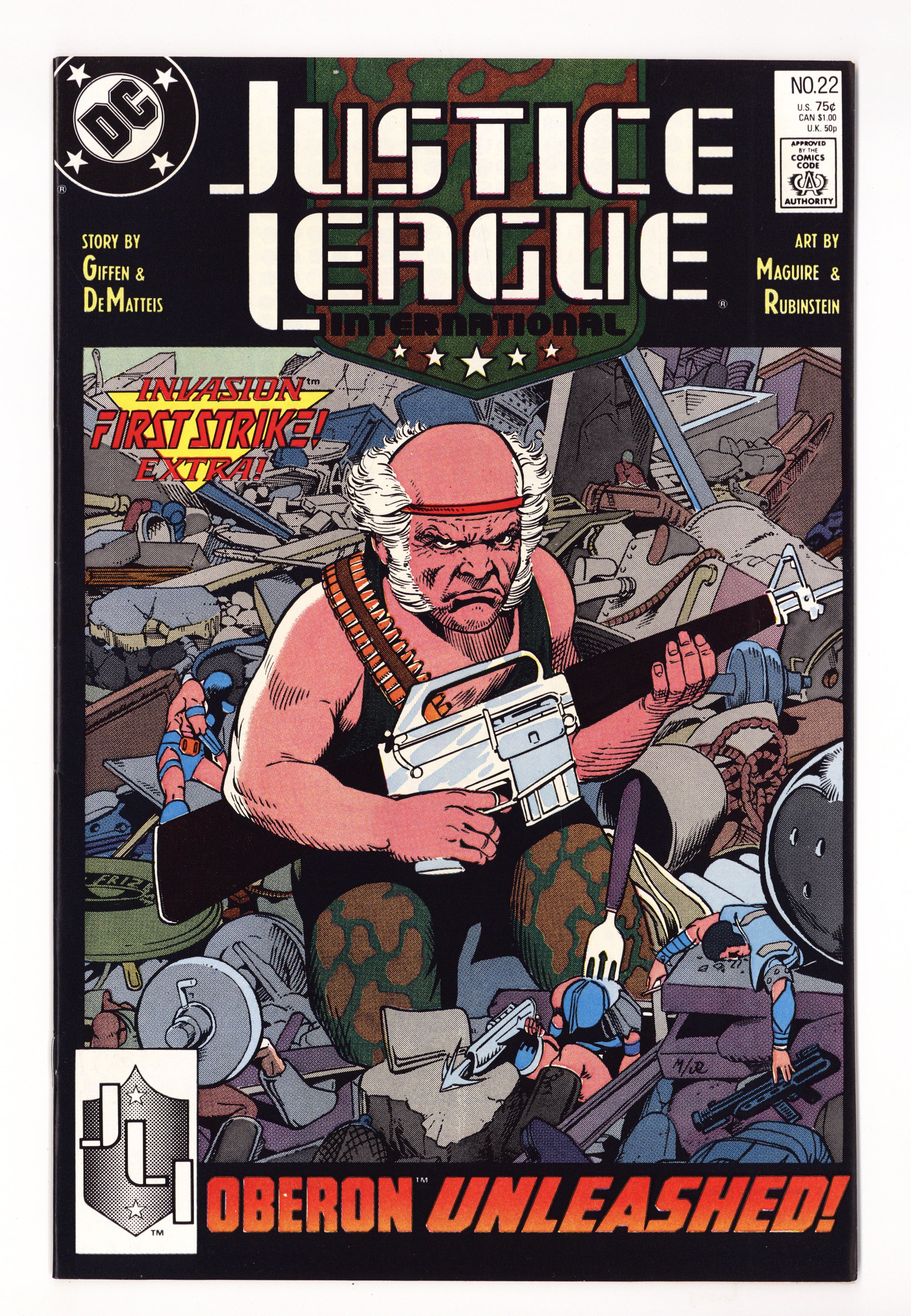 Justice League International 22 High Grade (1988) 