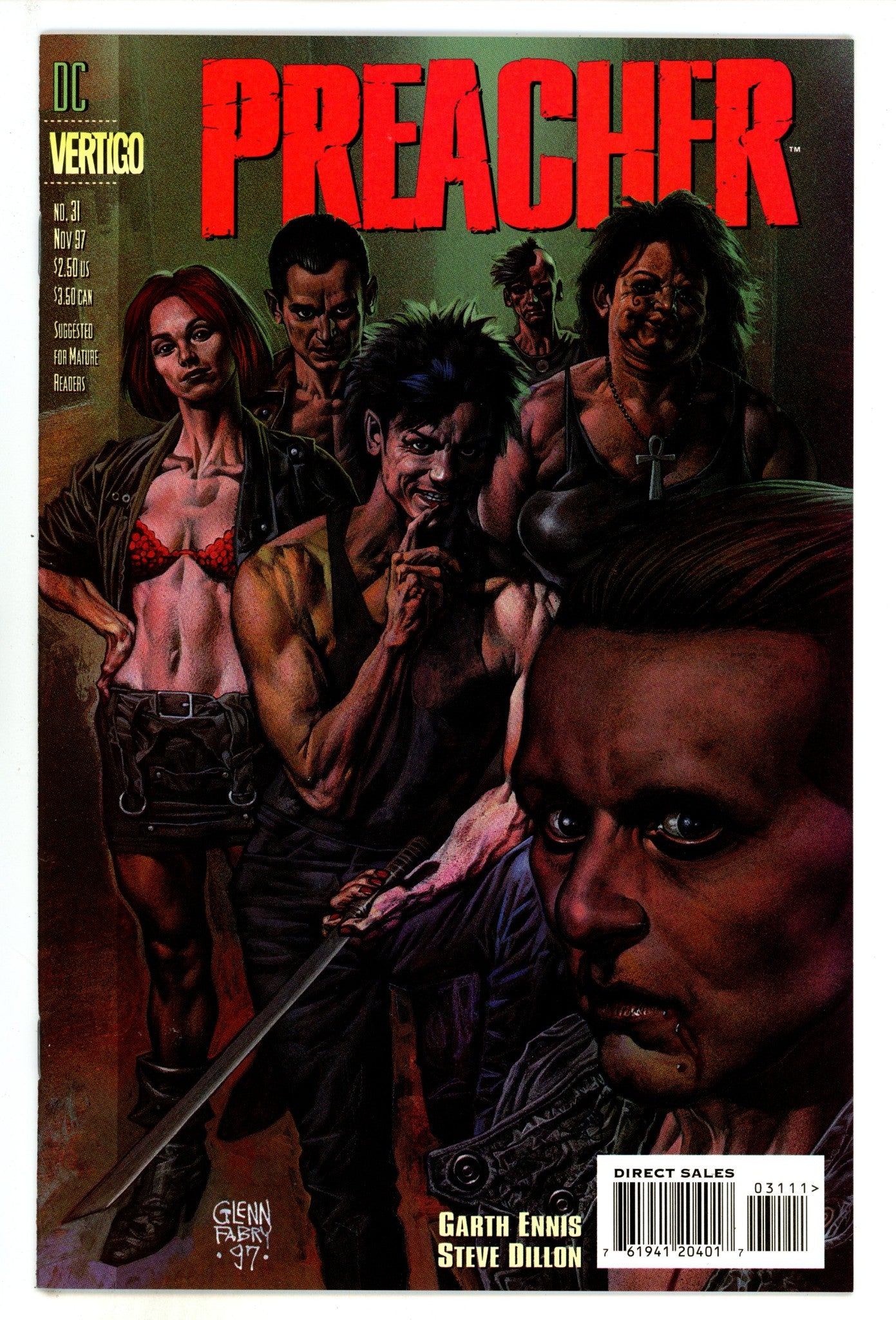 Preacher 31 High Grade (1997) 