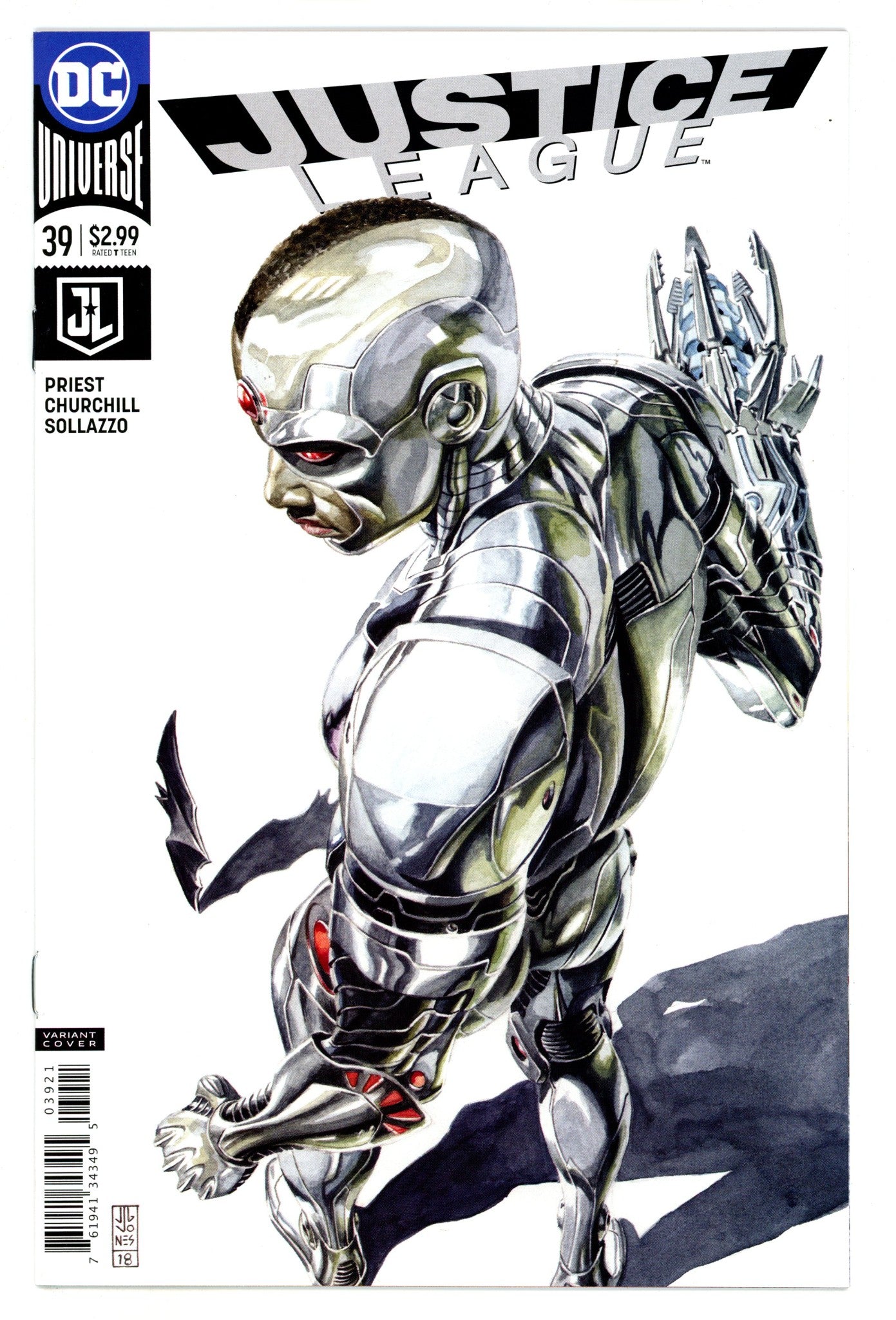 Justice League Vol 2 39 High Grade (2018) Jones Variant 