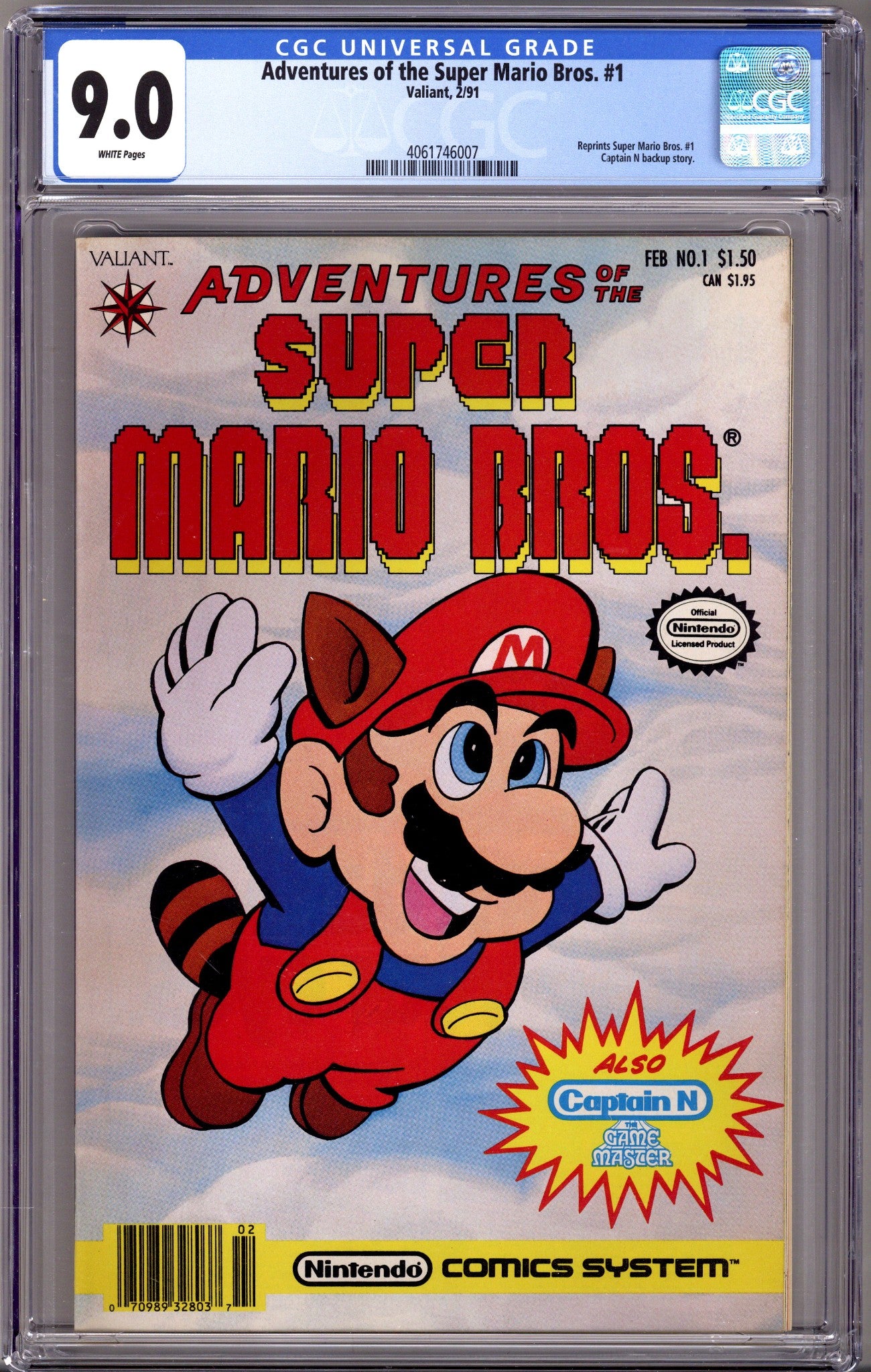 Adventures of the Super Mario Bros.   1 CGC 9.0 (VF/NM)   (1991)        
