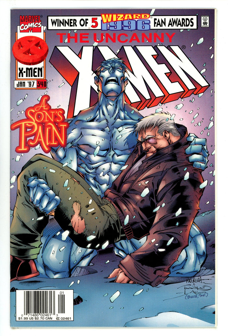 The Uncanny X-Men Vol 1 340 High Grade (1997) Newsstand 