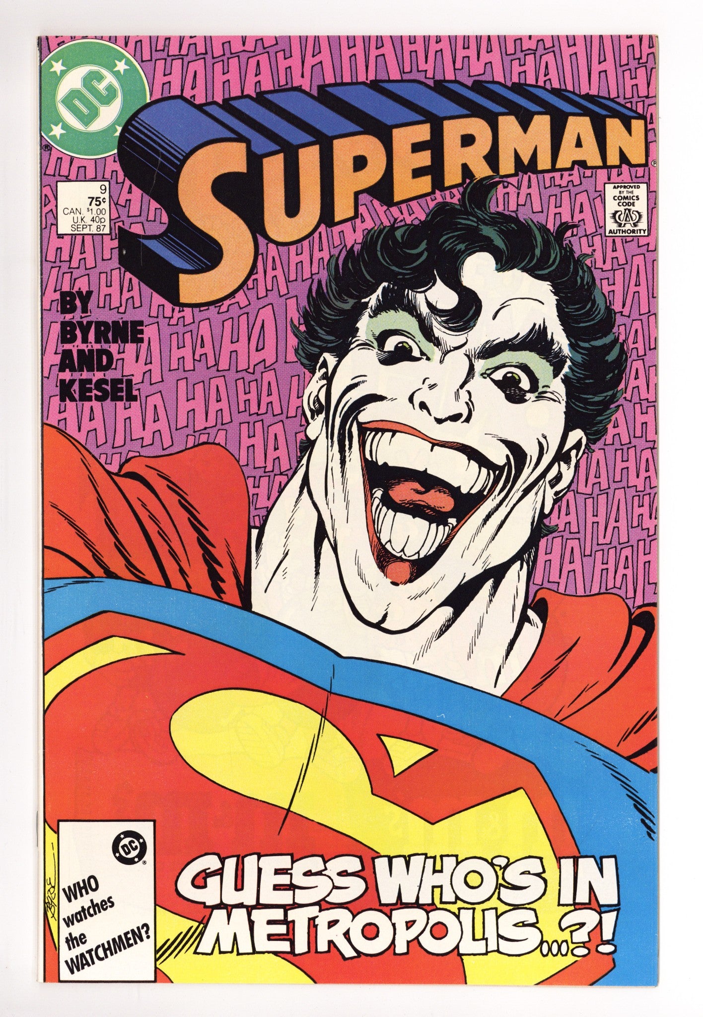 Superman Vol 1 9 High Grade (1987) 
