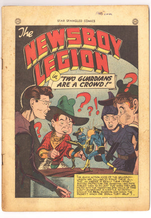 Star Spangled Comics Vol 1 39    Coverless  (1944)