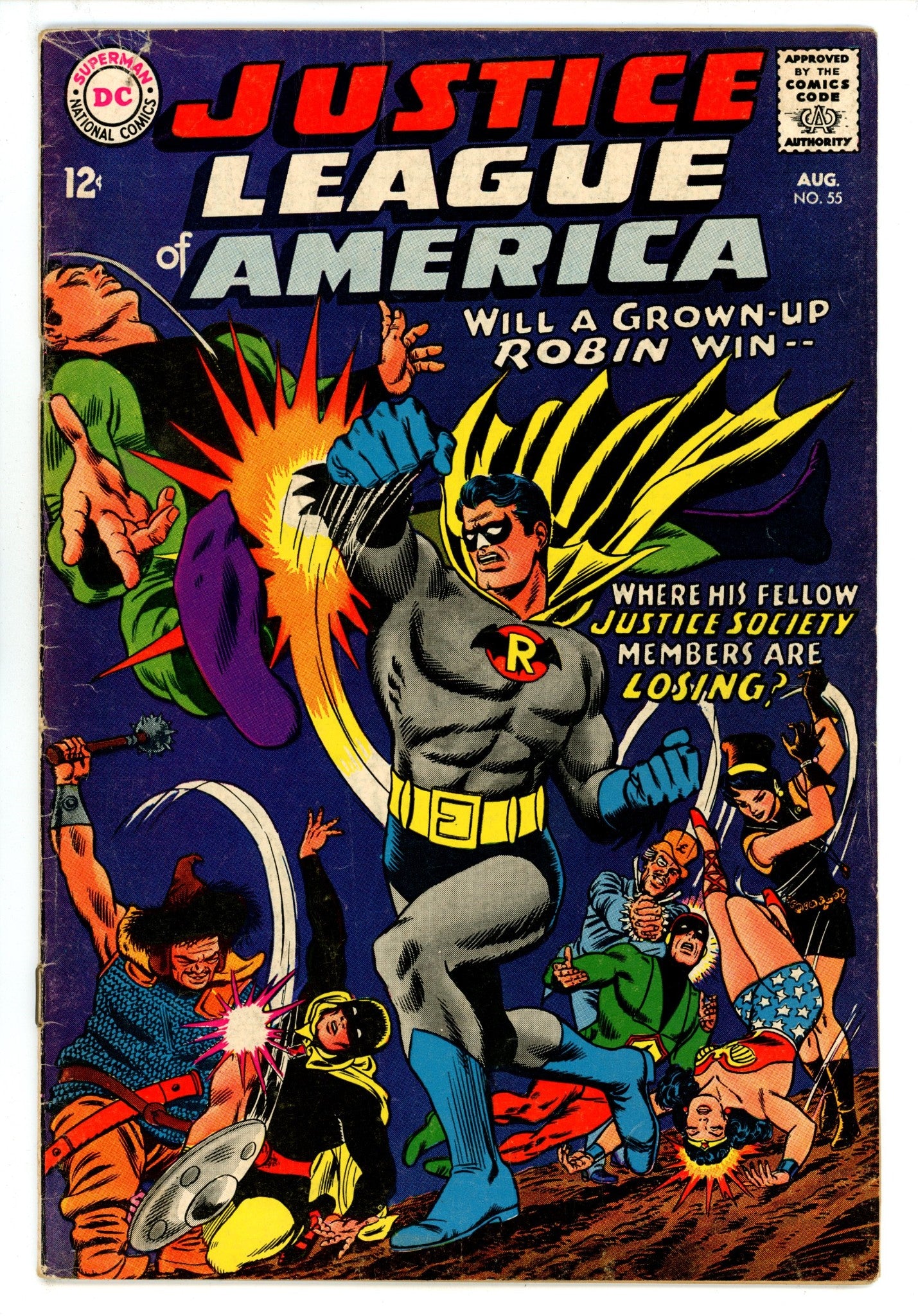 Justice League of America Vol 1 55 VG (4.0) (1967) 