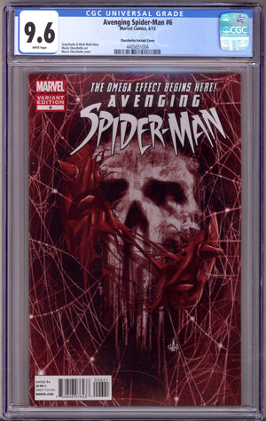 Avenging Spider-Man 6 CGC 9.6 (NM+) (2012) Checchetto Incentive Variant