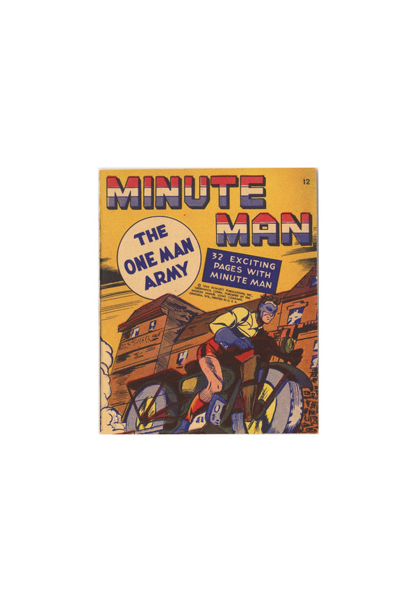 Minute Man [Mighty Midget Comic] 12 NM- (9.2) (1943)