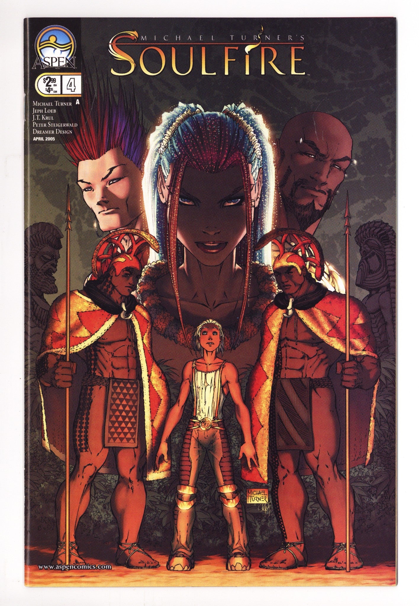 Michael Turner's Soulfire Vol 1 4 High Grade (2005) 