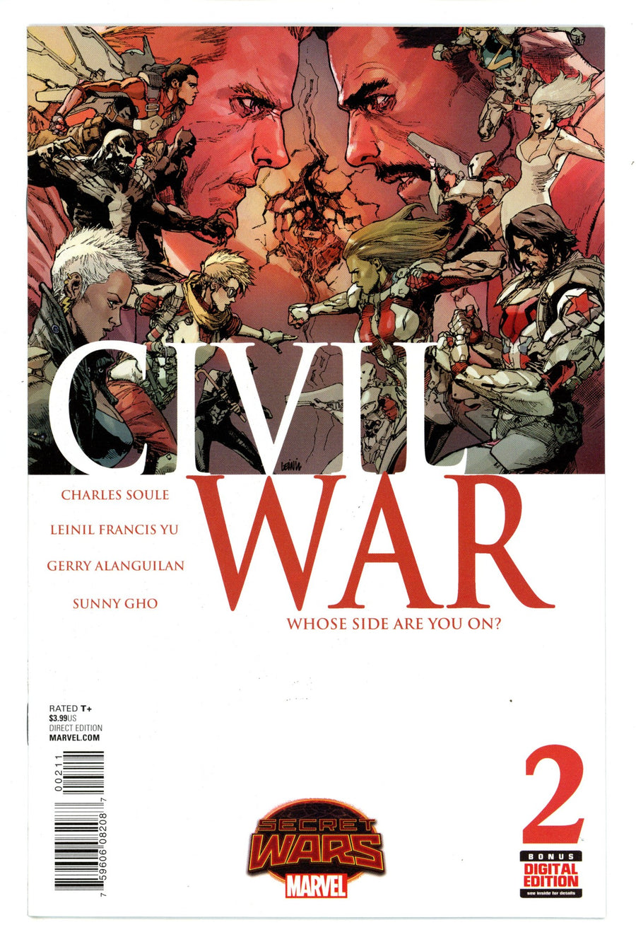 Civil War Vol 2 2 High Grade (2015) 