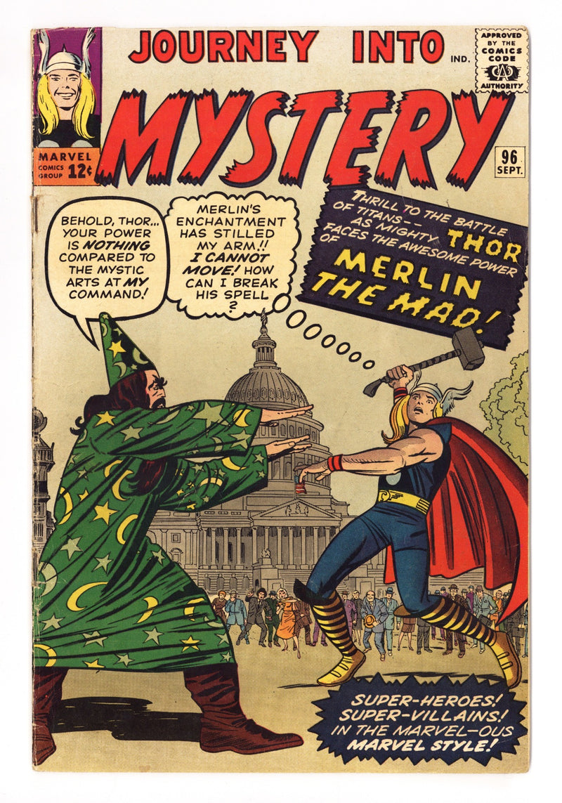 Journey into Mystery Vol 1 96 VG (4.0) (1963)